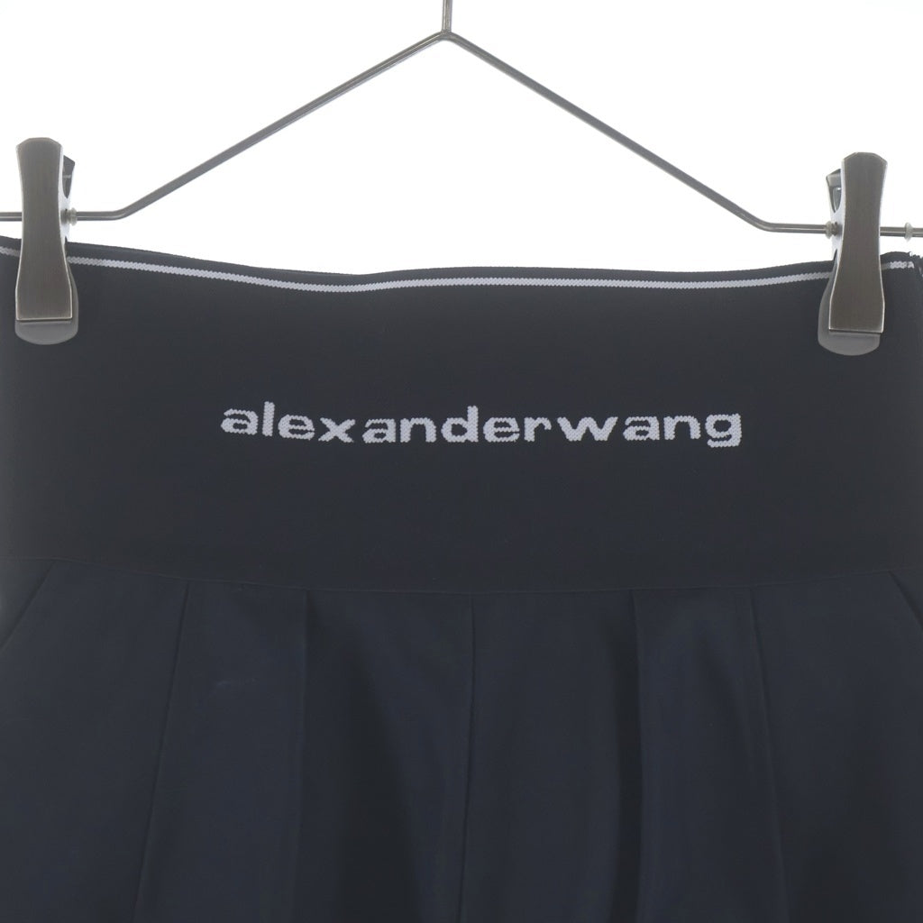 ALEXANDER WANG(アレキサンダーワン) ウエストロゴ ショートパンツ ブラック 1WC1224450 レディース