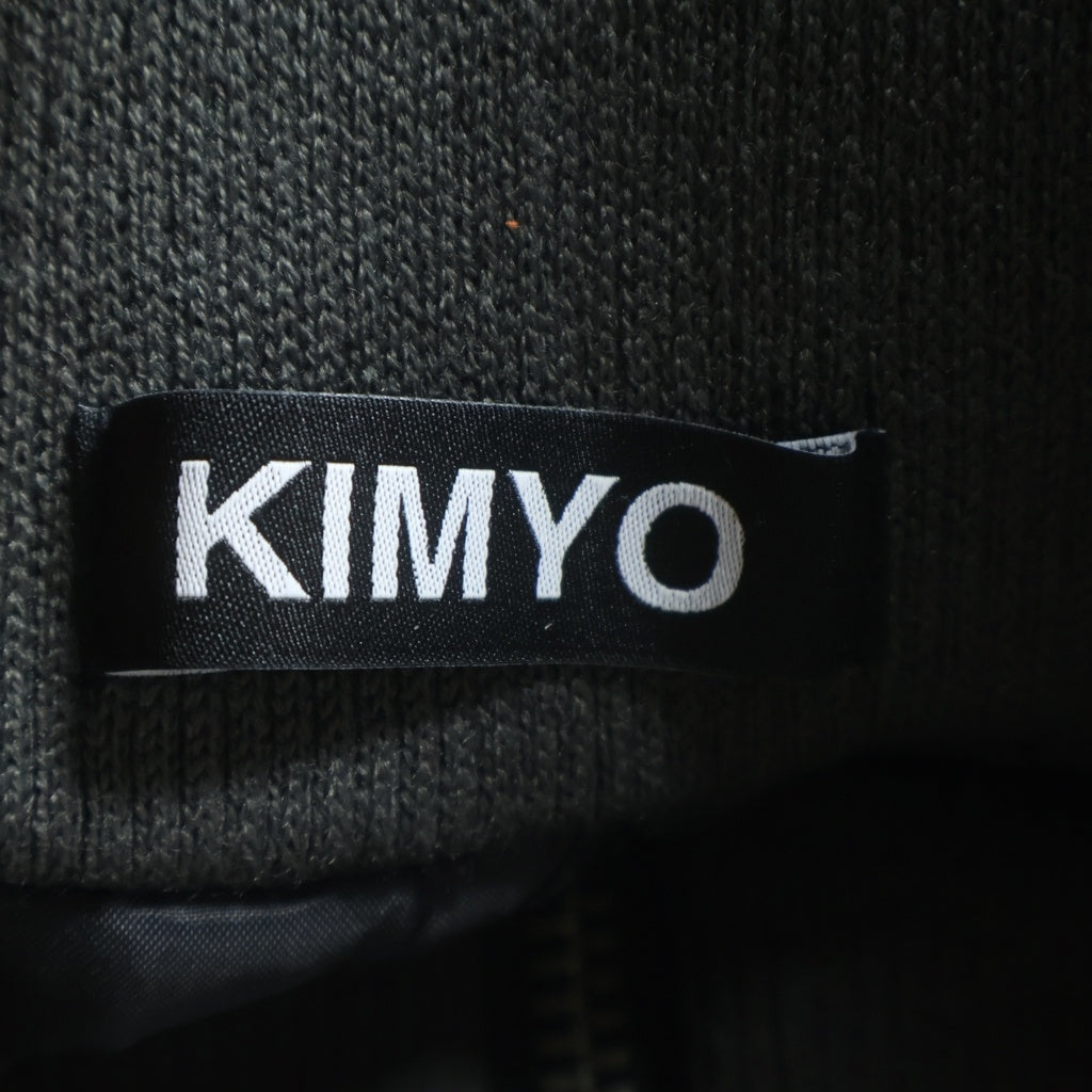 NO BRAND(ノーブランド) 25AW KIMYO キミョ パテッド ジップ スカート ブラック レディース