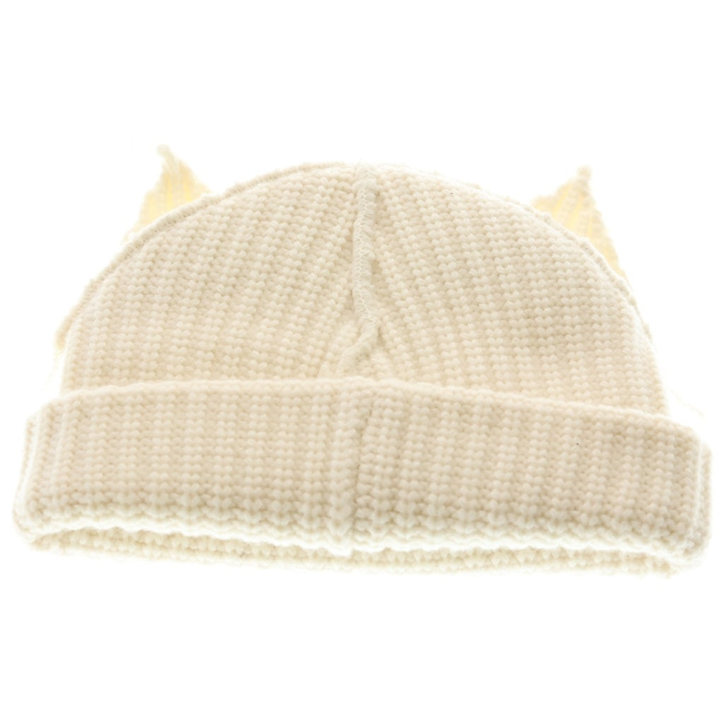 CHARLES JEFFREY LOVERBOY(チャールズジェフリーラバーボーイ) LOVERBOY CHUNKY EARS BEANIE チャンキー イアーズ ビーニー ニット帽 アイボリー レディース