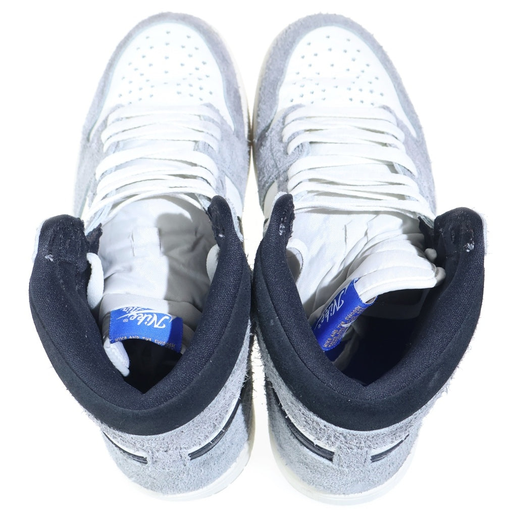 NIKE(ナイキ) AIR JORDAN RETRO HIGH OG COOL GREY エアジョーダン1 レトロ レザーハイカットスニーカー グレー/ホワイト DZ5485-003