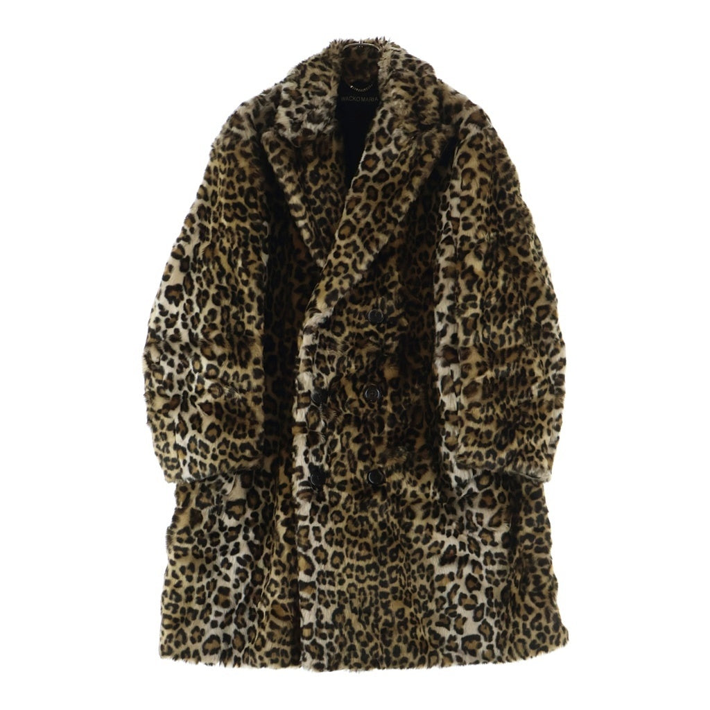 WACKO MARIA(ワコマリア) LEOPARD FUR COAT レオパード ファーコート ブラウン