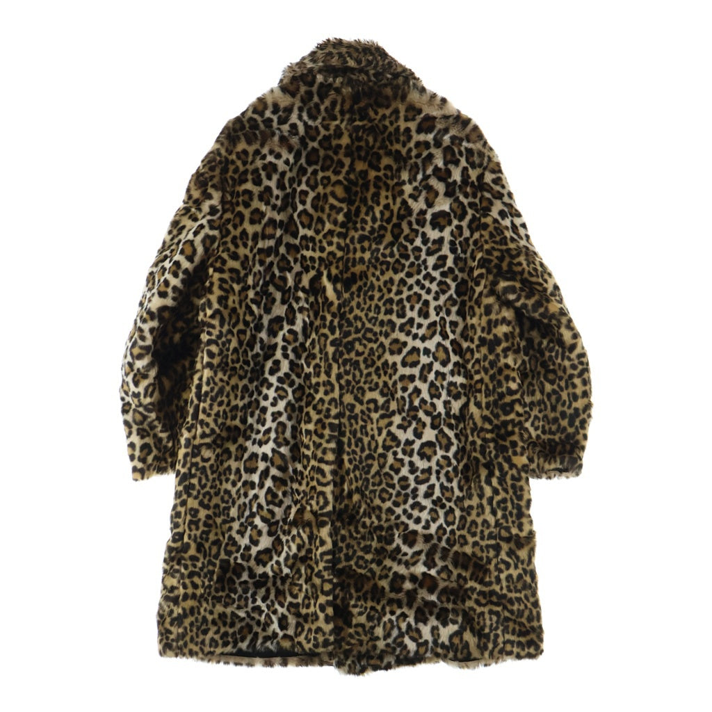 WACKO MARIA(ワコマリア) LEOPARD FUR COAT レオパード ファーコート ブラウン