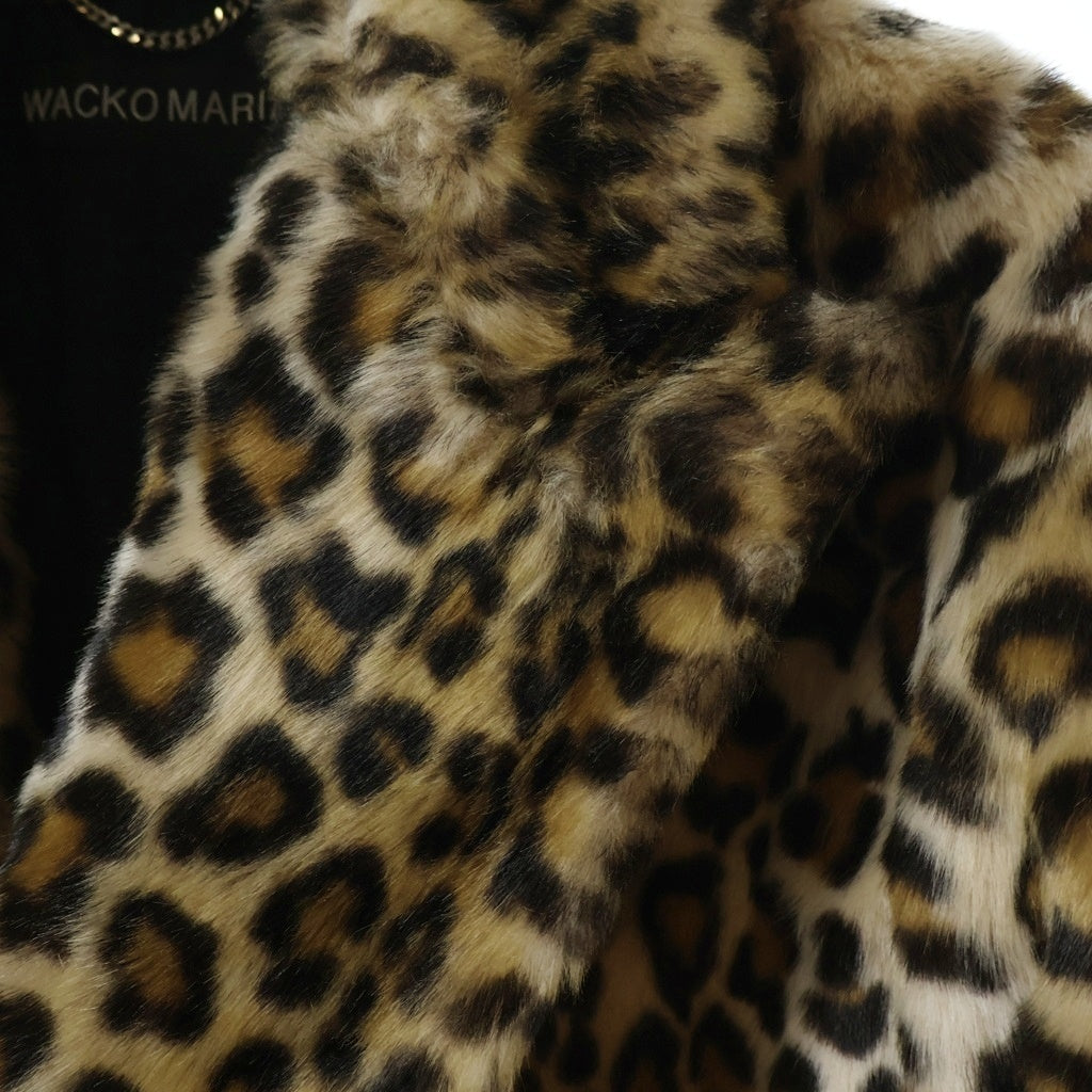 WACKO MARIA(ワコマリア) LEOPARD FUR COAT レオパード ファーコート ブラウン