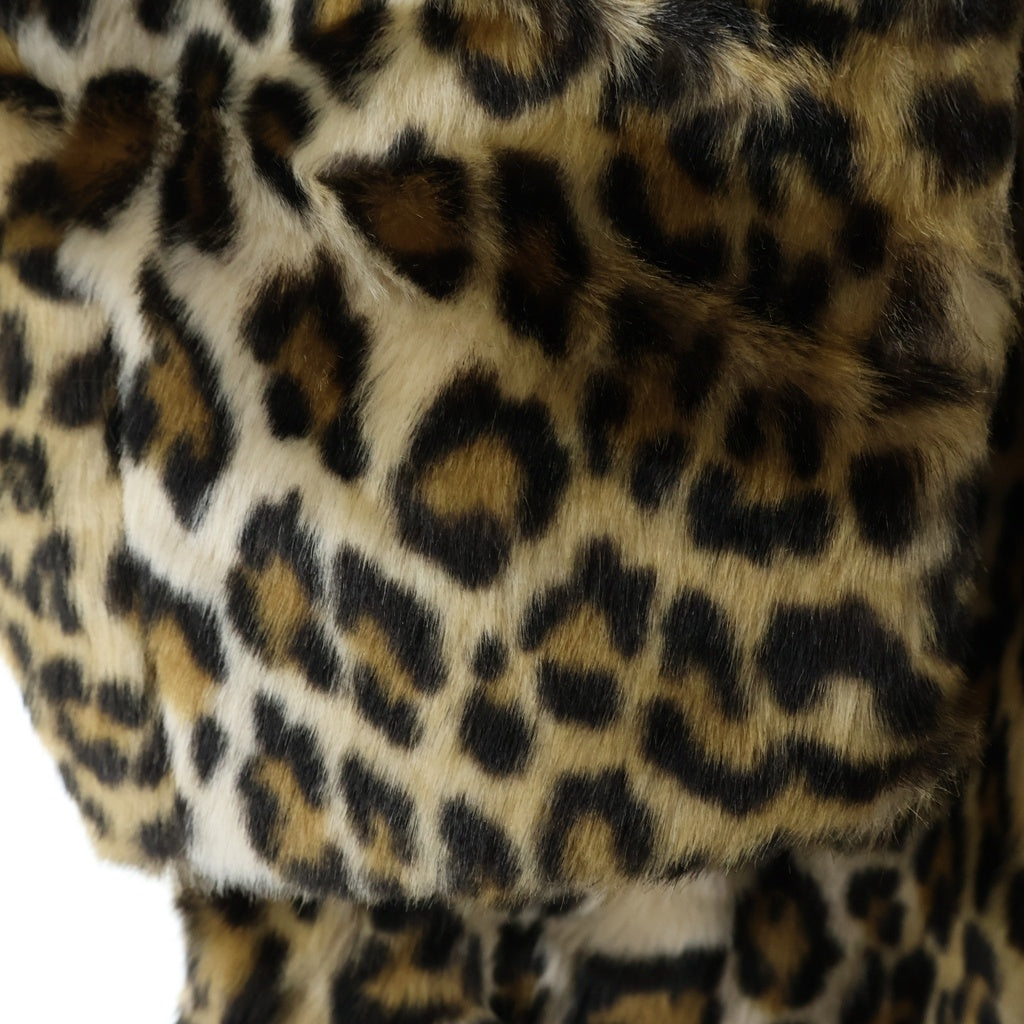 WACKO MARIA(ワコマリア) LEOPARD FUR COAT レオパード ファーコート ブラウン