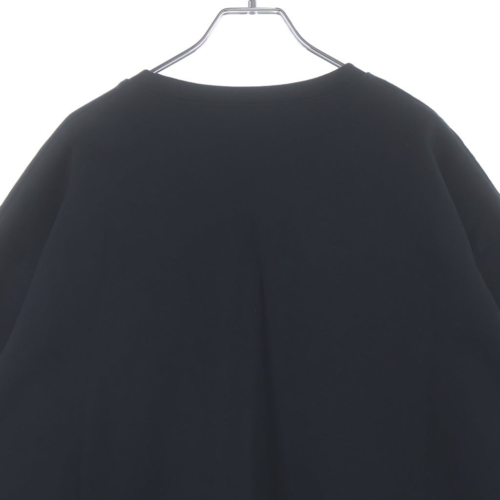 CHROME HEARTS(クロムハーツ) SWTSHRT PLVR ネックロゴプリント クルーネック スウェットトレーナー ブラック