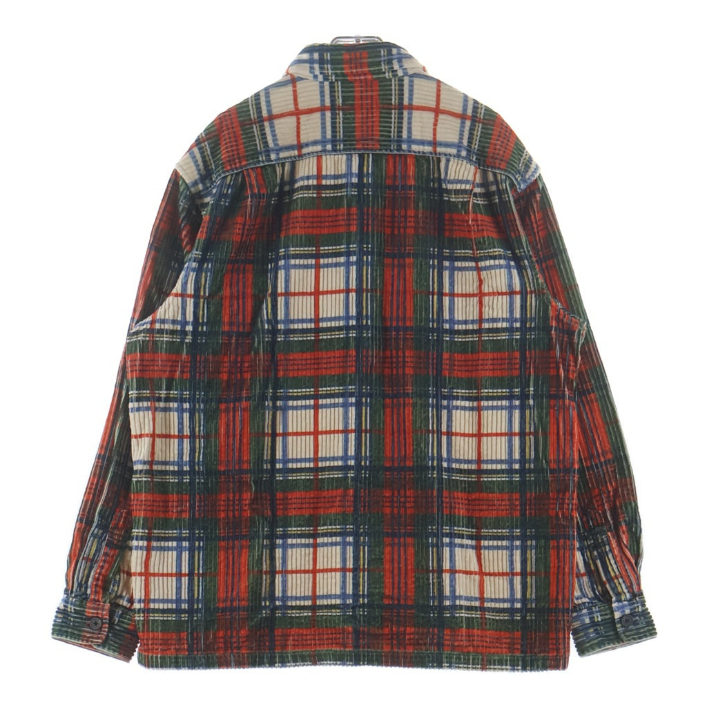 SUPREME(シュプリーム) 22SS Courduroy Shirt ボタンアップ チェックコーデュロイシャツ マルチ