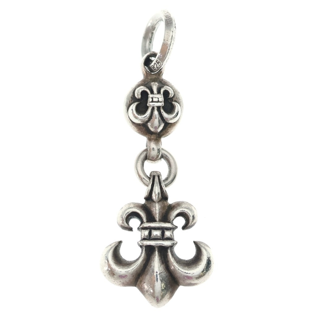 CHROME HEARTS(クロムハーツ) 1BALL BS FLEUR 1ボールBSフレアチャーム シルバーネックレストップ BCA198