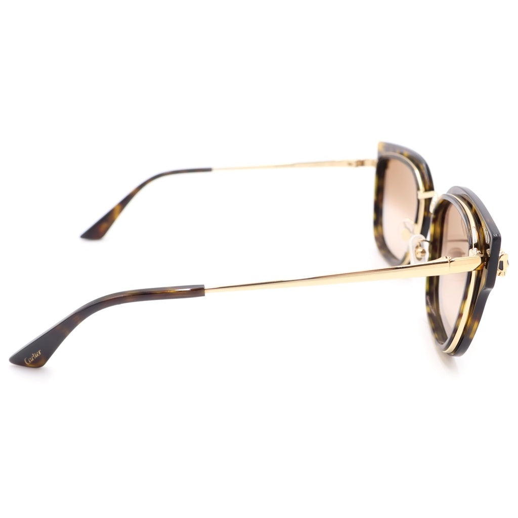 Cartier(カルティエ) PANTHERE DE CARTIER パンテール ドゥ カルティエ サングラス メガネ アイウェア ブラウン CT0509SA