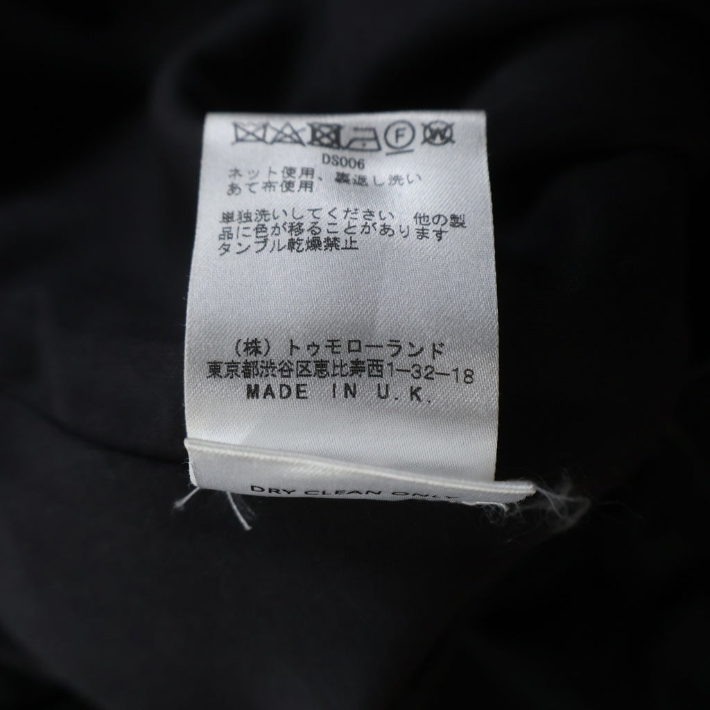 MARTINE ROSE(マーティンローズ) 胸ロゴプリント ジップアップ トラックジャケット ブラック 52-03-84-03012