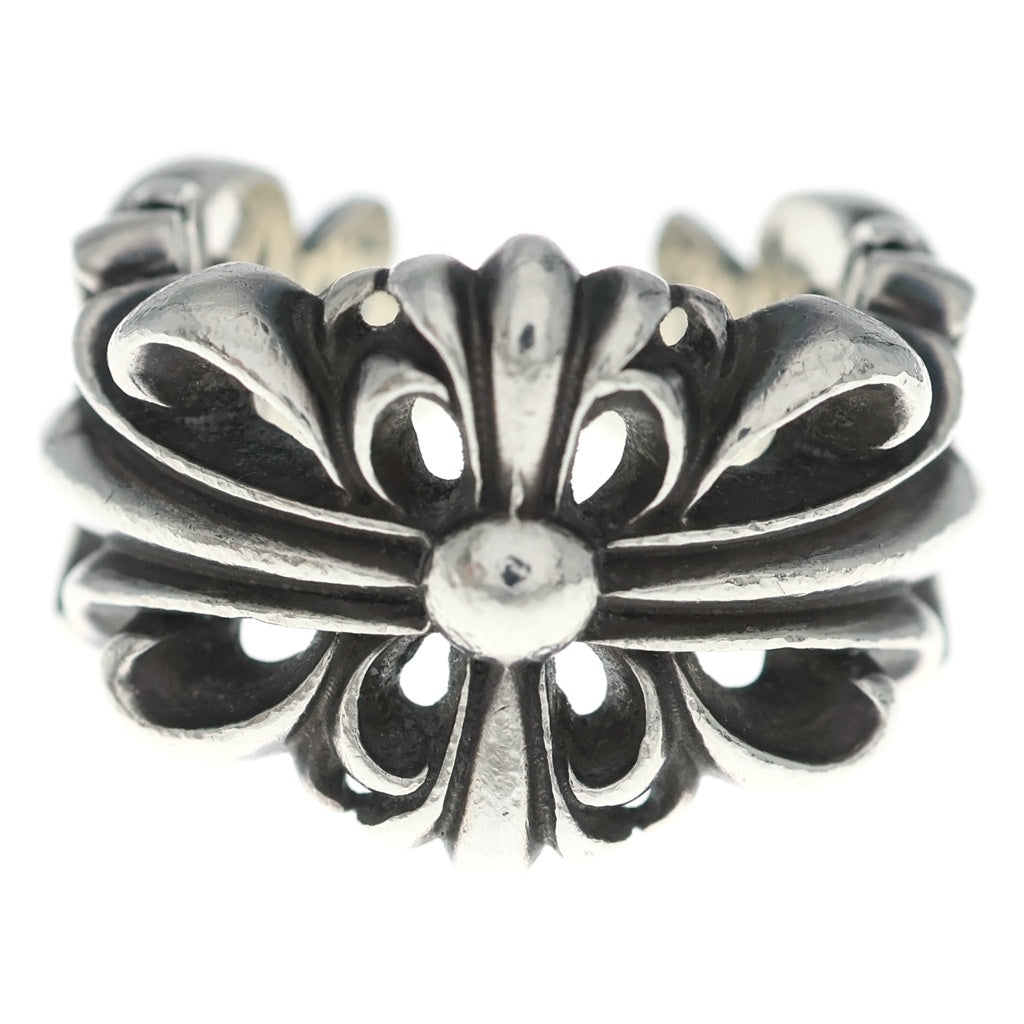 CHROME HEARTS(クロムハーツ) DBL FLRL CRS ダブルフローラルクロス リング シルバー BCA390