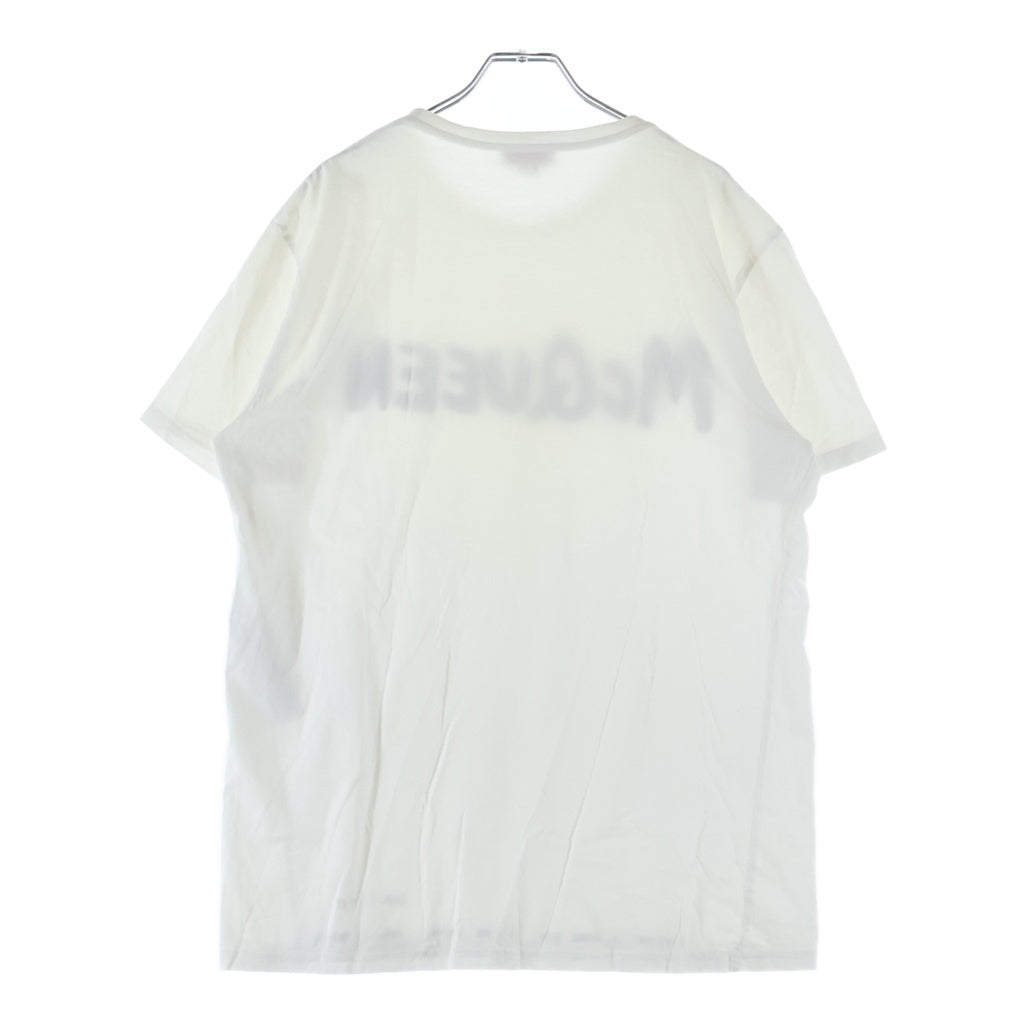 Alexander McQueen(アレキサンダーマックイーン) フロントロゴ クルーネック Tシャツ ホワイト