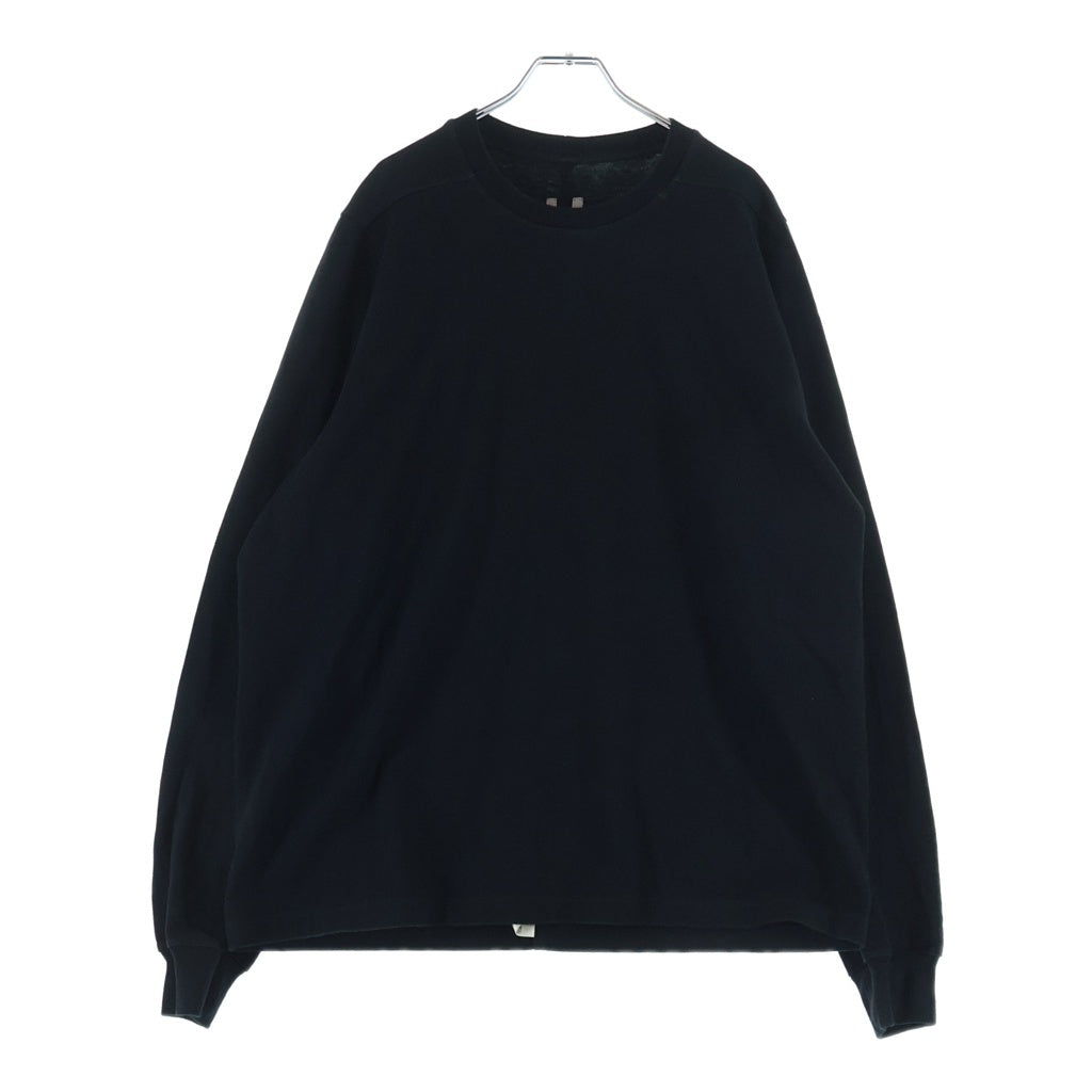 Rick Owens(リックオウエンス) 23SS クルーネック長袖カットソー ブラック RU01C4277-BA