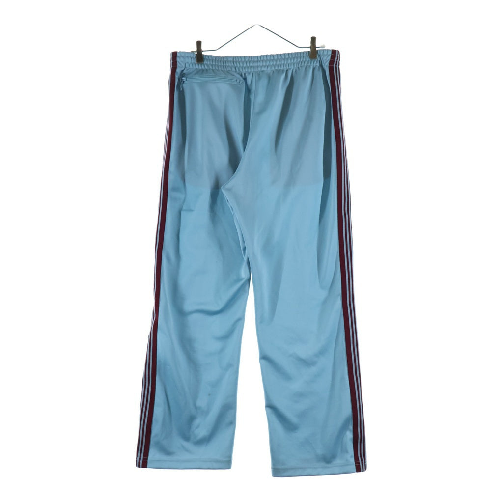 Needles(ニードルス) ×TW POLY SMOOTH TRACK PANTS トゥ ポリエステル スムース ロゴデザイントラックパンツ ブルー RW1760