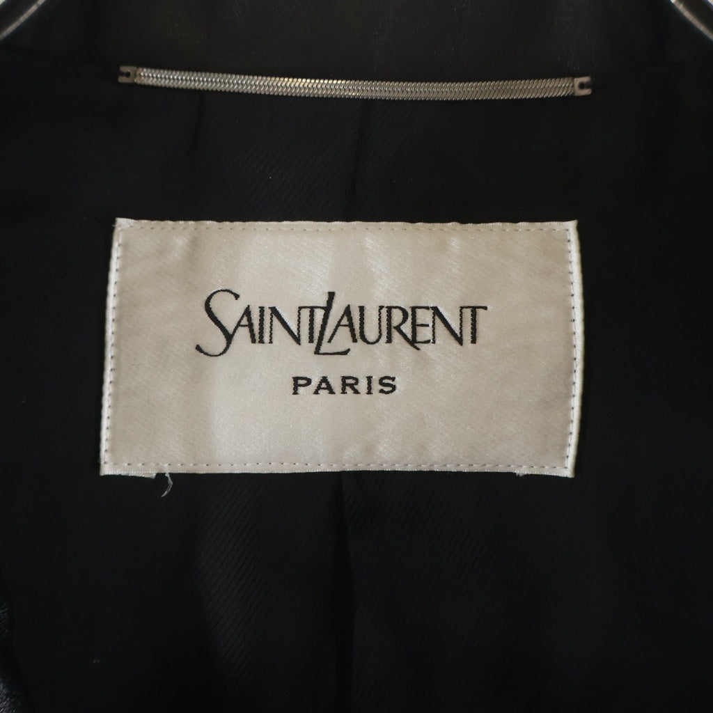 SAINT LAURENT PARIS(サンローランパリ) 26SS LETHER BOMBER JACKET レザーボンバージャケット ブラック 840864 YCIJ2