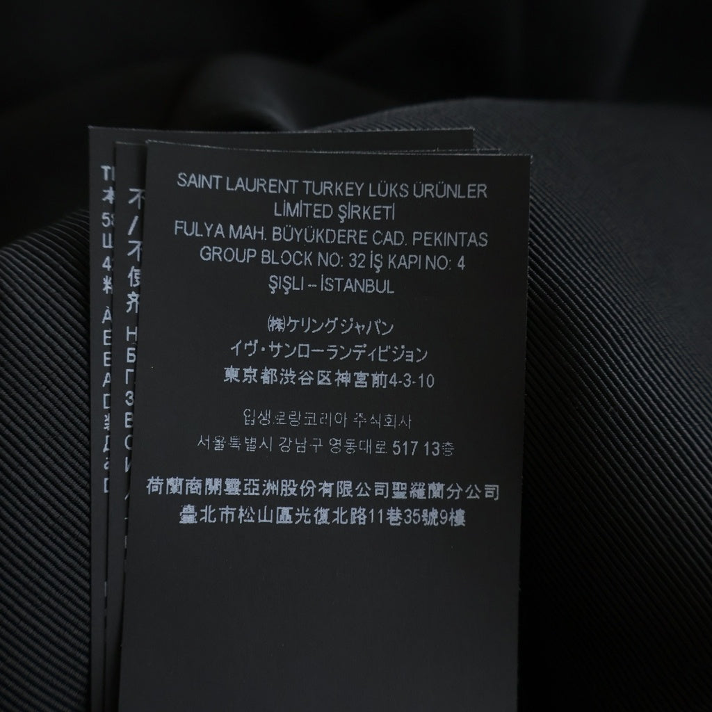 SAINT LAURENT PARIS(サンローランパリ) ショールブラウス ブラック 775238Y001W1000 レディース