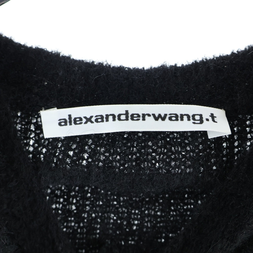 ALEXANDER WANG(アレキサンダーワン) ショートスリーブ ツインセットカーディガン ブラック 4KC3221022 レディース