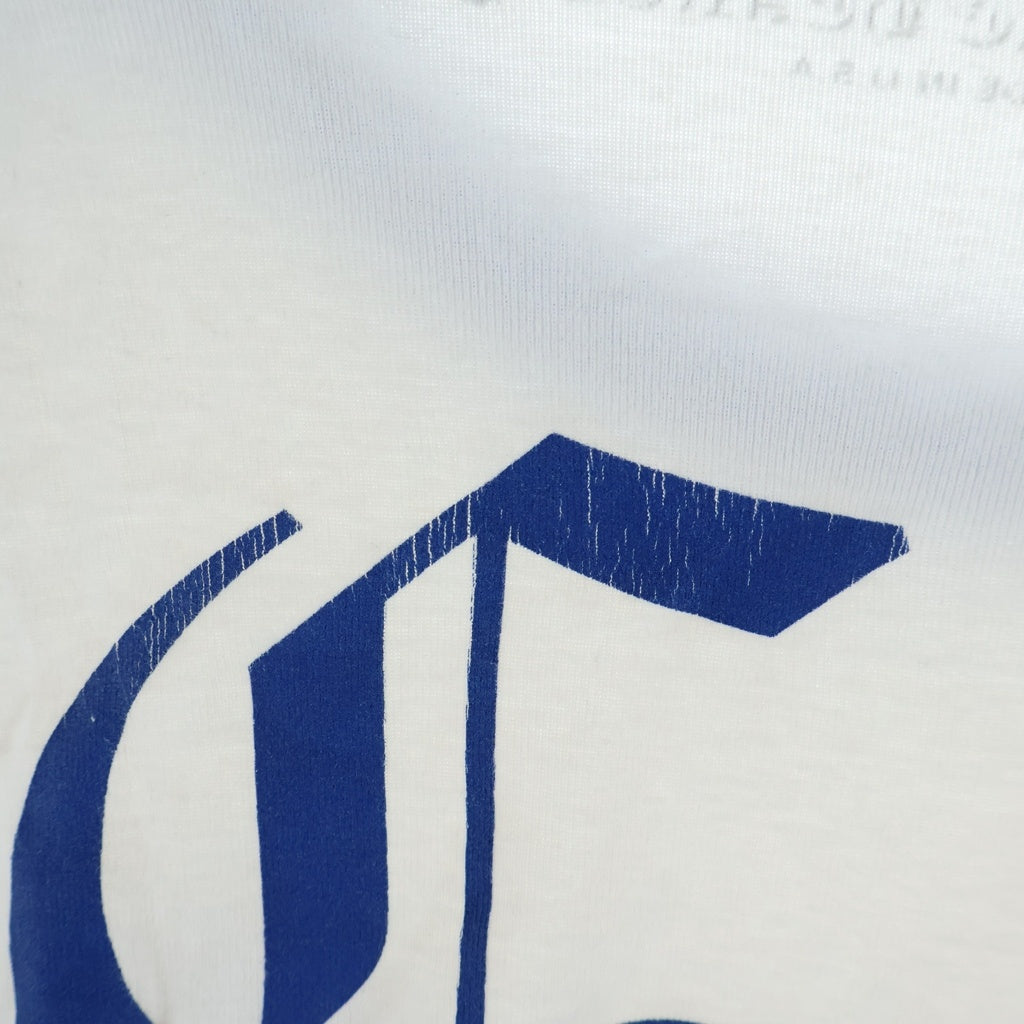 CHROME HEARTS(クロムハーツ) Raglan Sleeve Tee バックCHプリント ラグランスリーブ 長袖Tシャツ カットソー ロンT ブルー/ホワイト