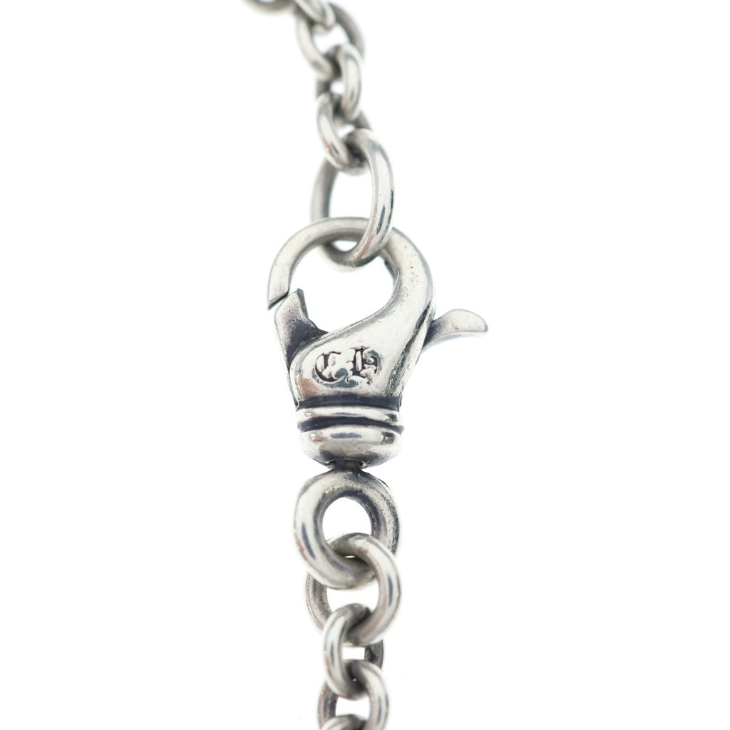 CHROME HEARTS(クロムハーツ) CHAIN TINY CH CRS タイニーCHクロスチェーン ブレスレット シルバー