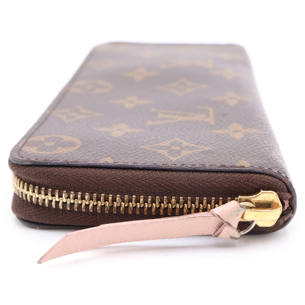 LOUIS VUITTON(ルイヴィトン) モノグラム ポルトフォイユクレマンス ローズバレリーヌ ロングウォレット 長財布 ブラウン M61298