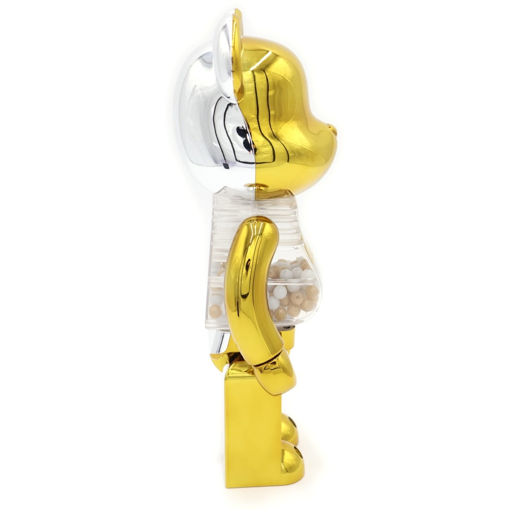 MEDICOM TOY(メディコムトイ) MY FIRST BE@RBRICK B@BY GOLD SILVER 400% ベアブリック フィギュア 人形 ゴールド/シルバー
