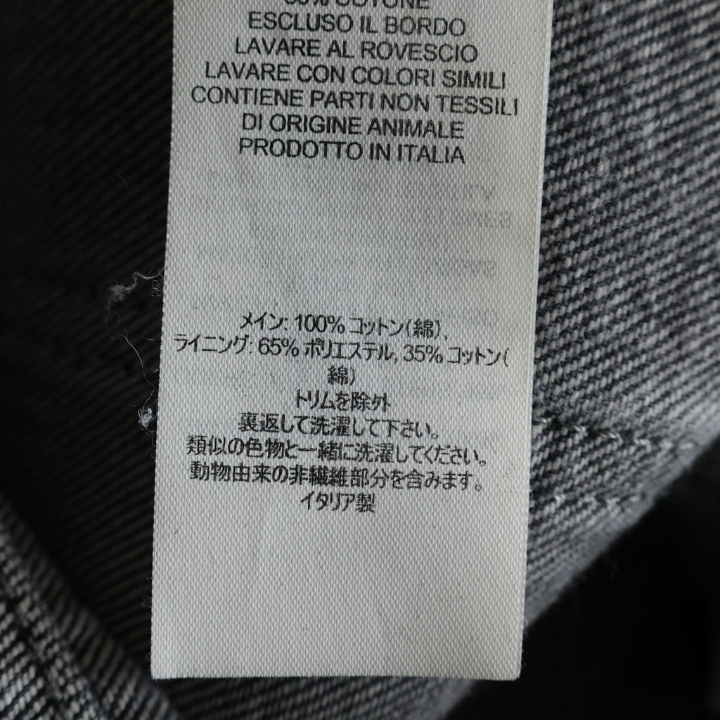 J.W.ANDERSON(ジェー ダブリュー アンダーソン) 25SS BUCKLED-CUFF JEANS ワイドレッグ バギーカフベルトデニムパンツ グレー DT0107PG1745929