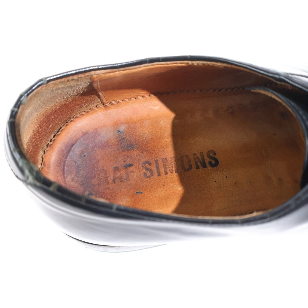 RAF SIMONS(ラフシモンズ) レザーダービーシューズ ブラック