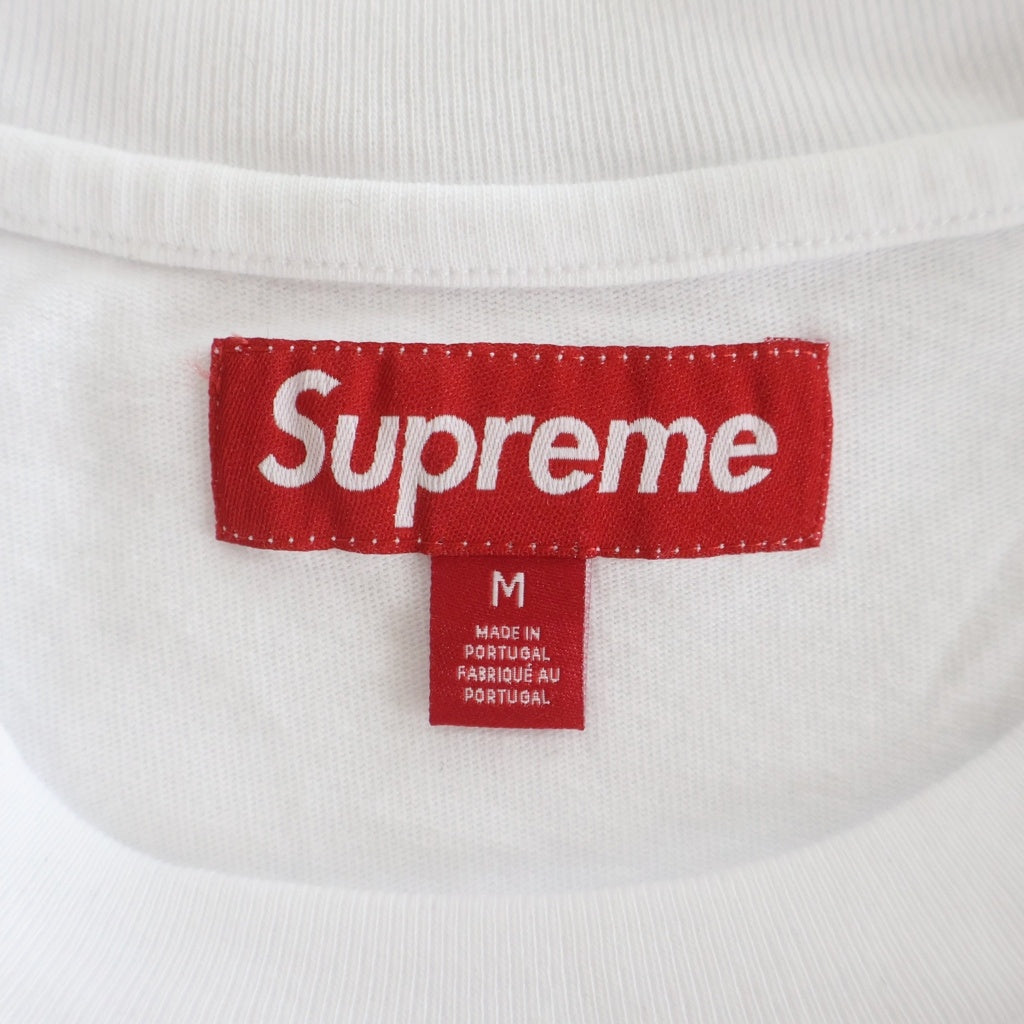 SUPREME(シュプリーム) Small Box Logo L/S Tee スモールボックスロゴ クルーネック長袖カットソーTシャツ ホワイト
