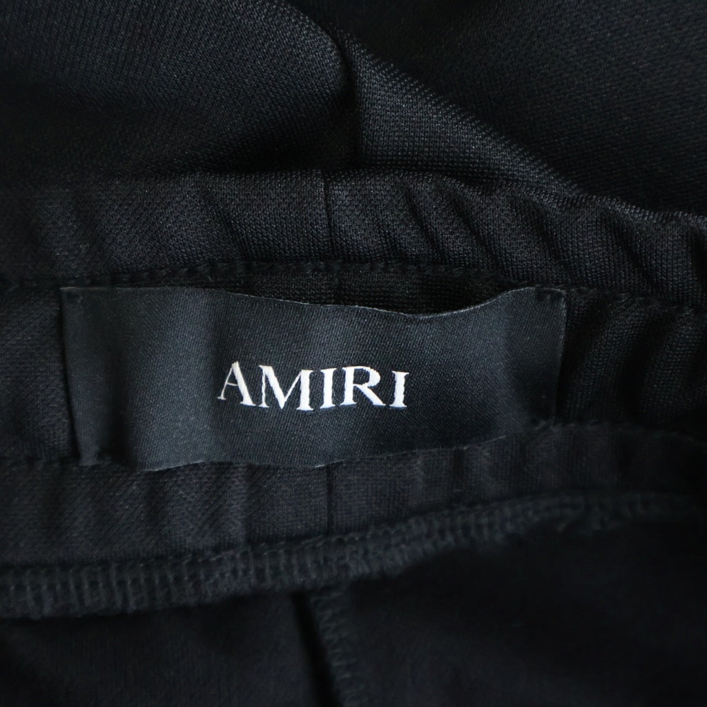 AMIRI(アミリ) ロゴ刺繍 スウェット トラックパンツ ブラック