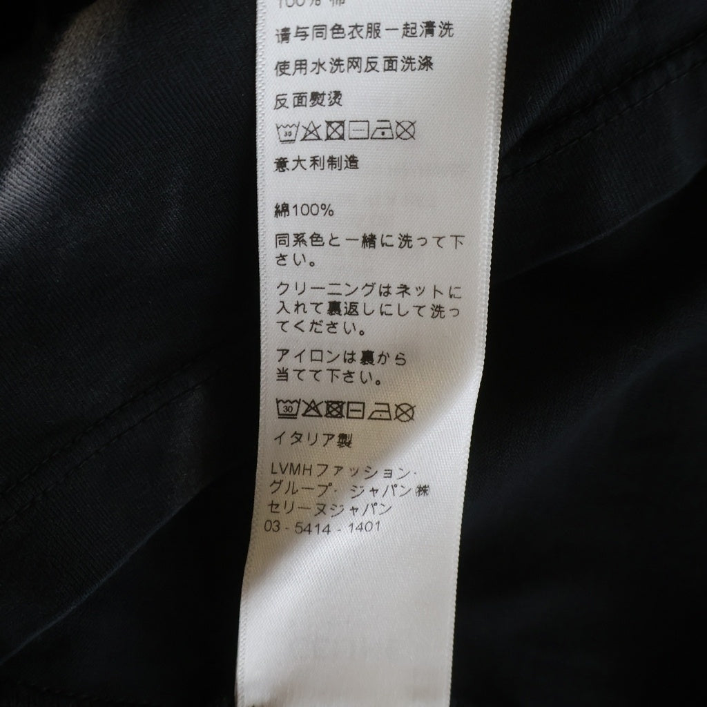 CELINE(セリーヌ) 22SS タイダイプリントロゴクルーネック半袖Tシャツ ブラック 2X8206430