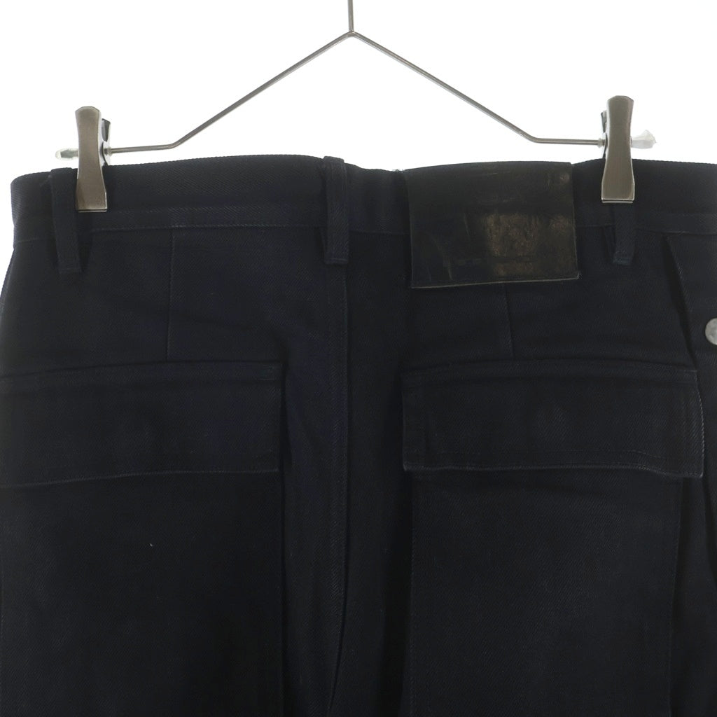 Rick Owens DRKSHDW(リックオウエンス ダークシャドウ) Pusher Denim Pants デニムプッシャーパンツ バギーパンツ ブラック