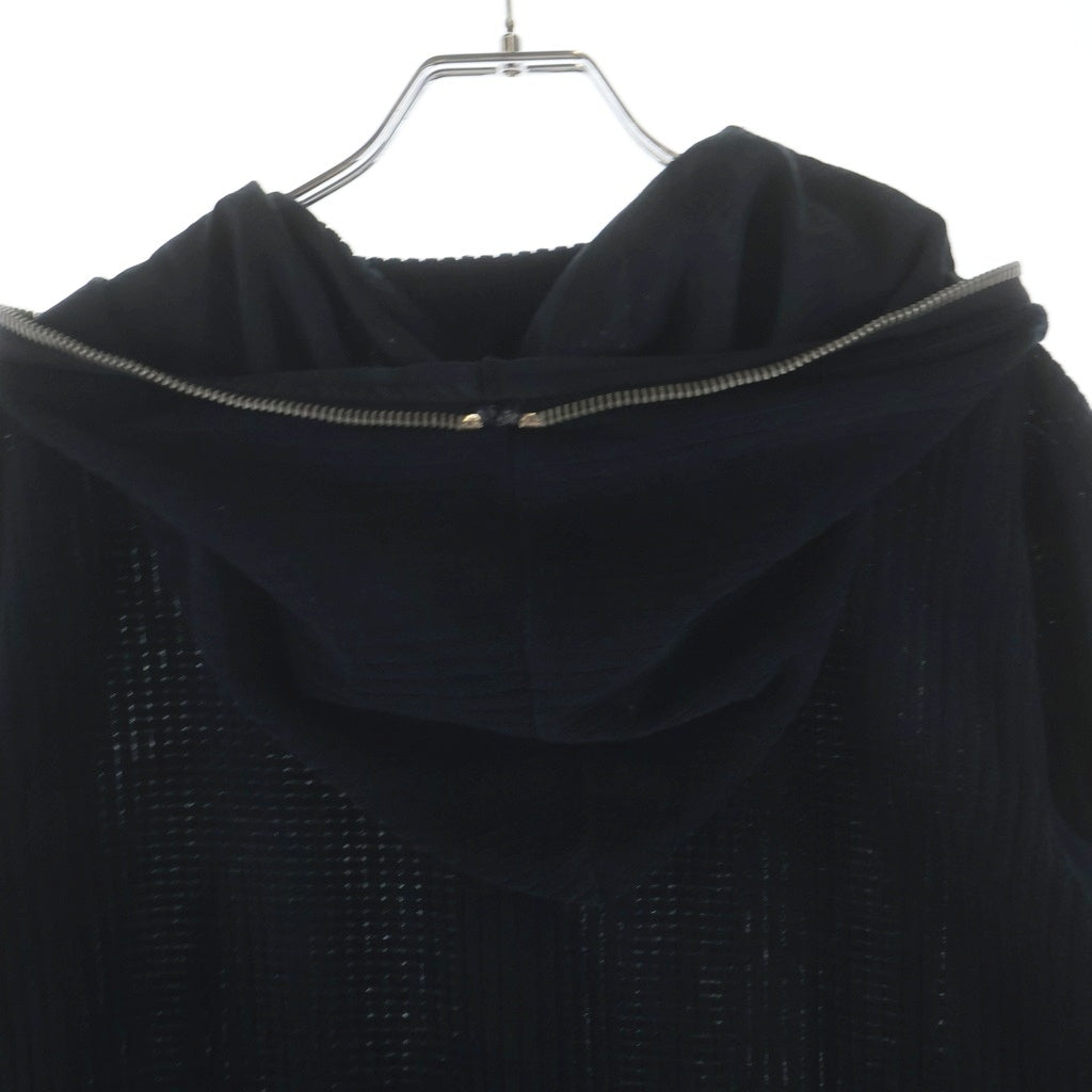 Rick Owens DRKSHDW(リックオウエンス ダークシャドウ) 初期 Gimp Hoodie ギンプフーディー ジップパーカー ブラック DU9270