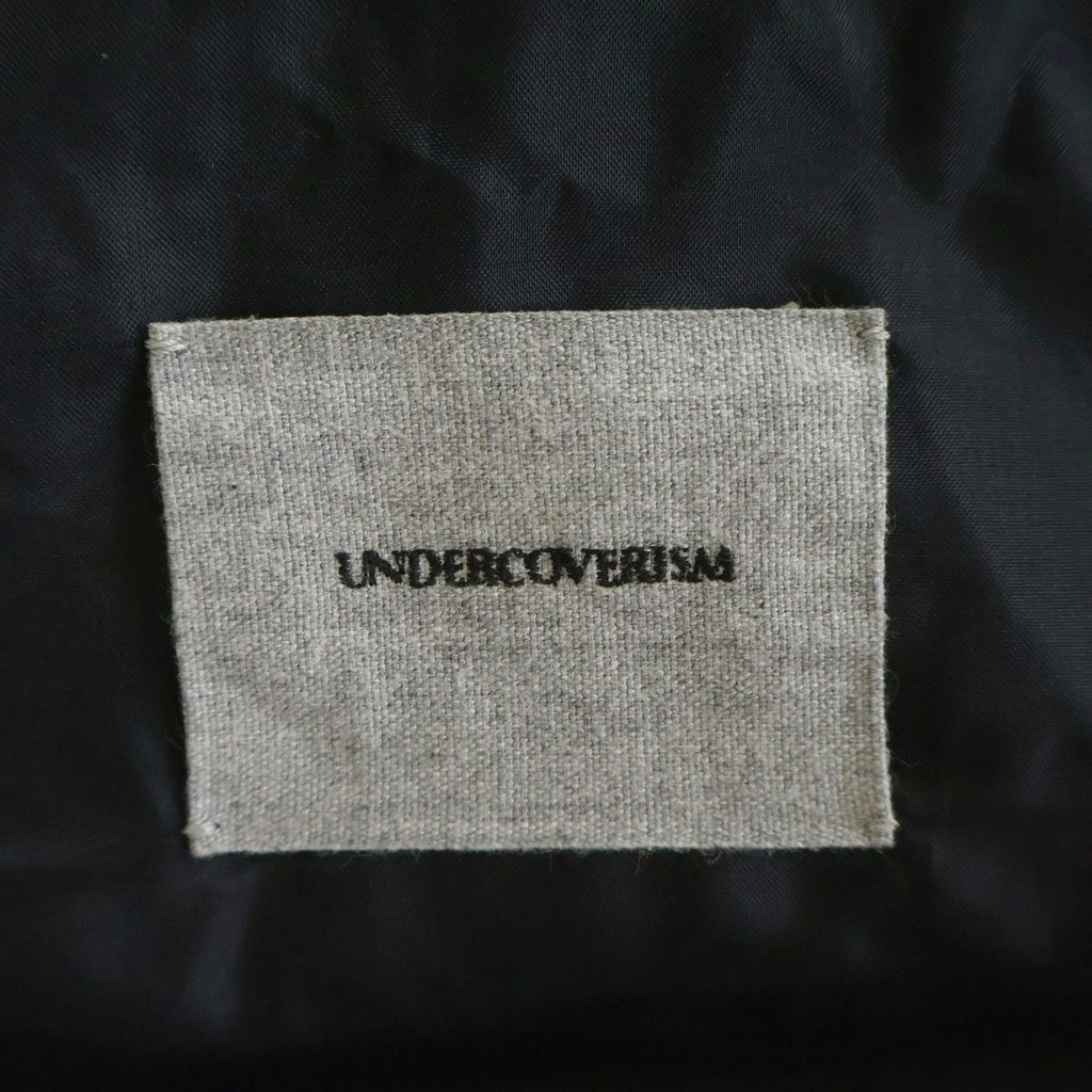 UNDERCOVERISM(アンダーカバイズム) 12SS スウェットドッキングジャケット レザージャケット ブラック I4201-1
