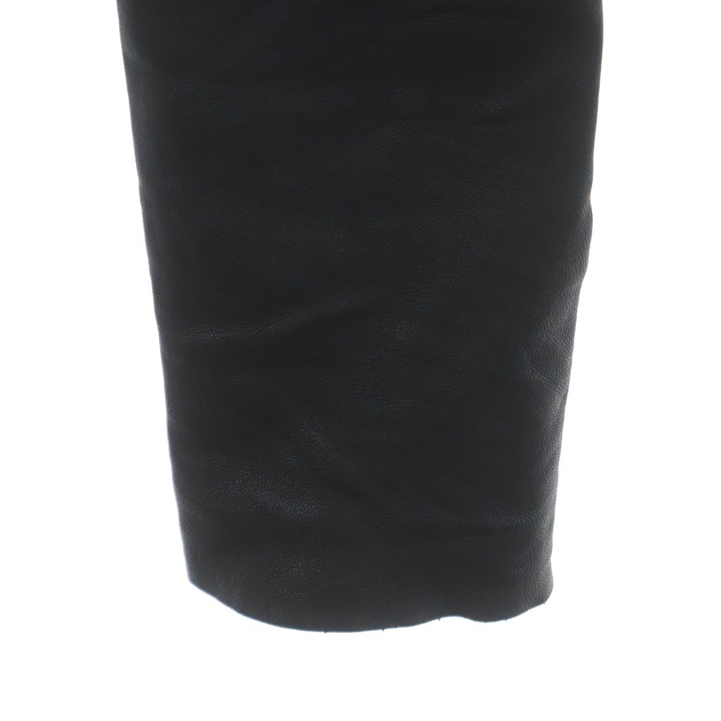 Rick Owens(リックオウエンス) 22SS GARY LEATHER Biker Jacket ゲイリージャケット レザータイトフィット ジップアップジャケット ブラック
