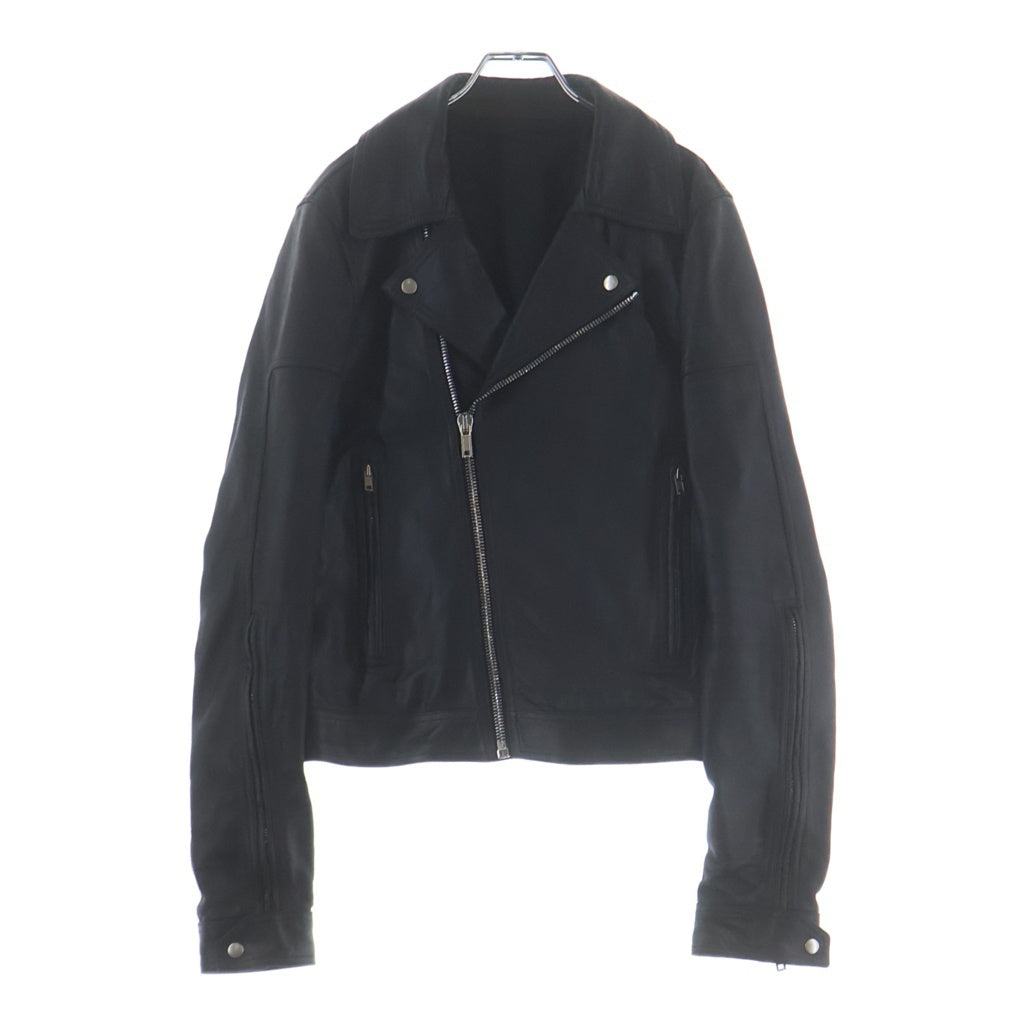 Rick Owens(リックオウエンス) 23SS DRACUBIKER レザージャケット ダブル ライダースジャケット ブラック RU01C4767-LNV
