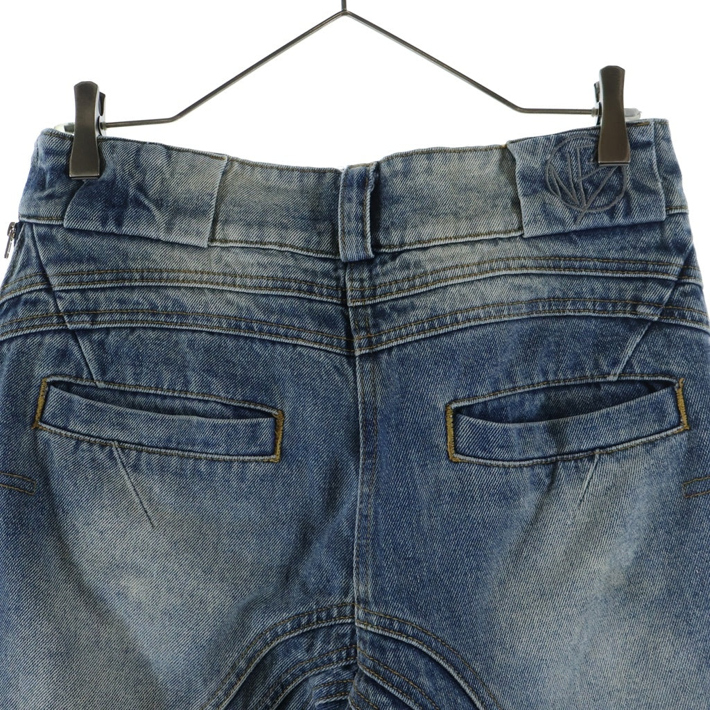 NO/FAITH STUDIOS(ノーフェイスストゥディオス) WAVE DENIM ウェーブ デニムパンツ インディゴブルー