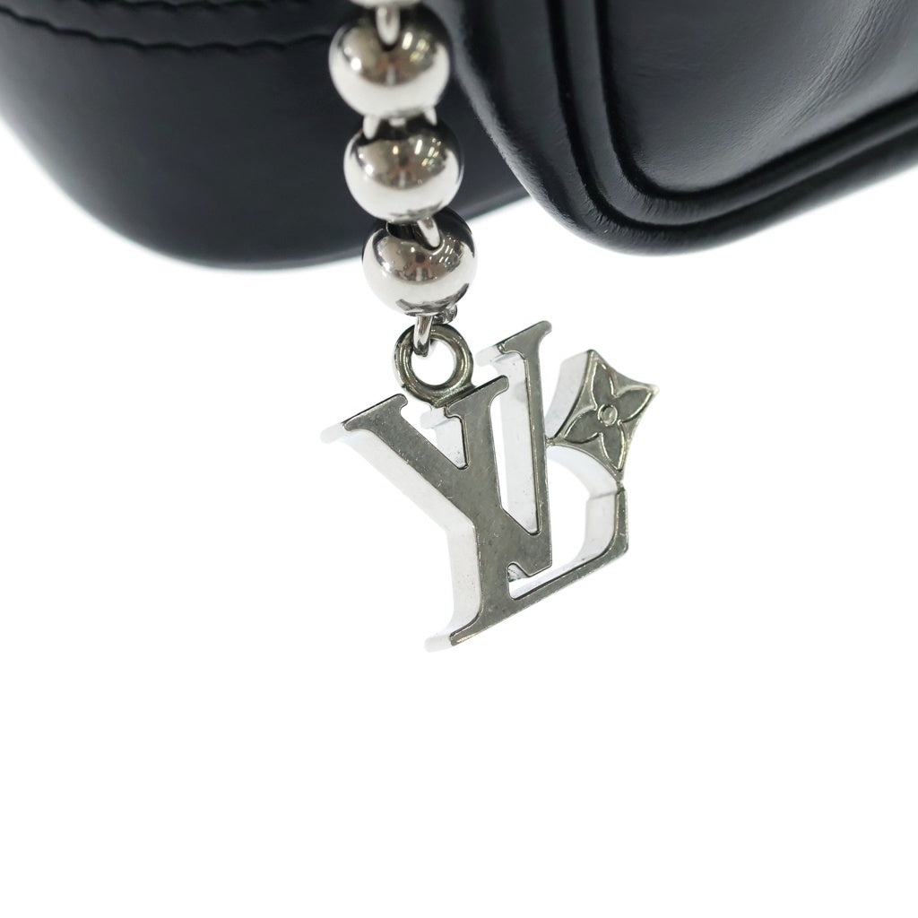 LOUIS VUITTON(ルイヴィトン) LV NIGHT ノエ カーゴ ショルダーバック ブラック シルバー金具 M13985 レディース