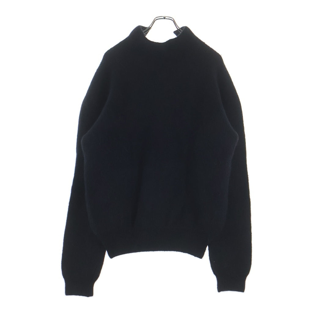 Rick Owens(リックオウエンス) 24AW Alpaca Knit Fisherman Tabard Turtleneck アルパカ ニット ブラック