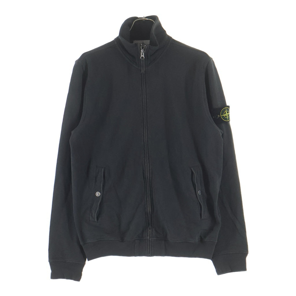 STONE ISLAND(ストーンアイランド) Cotton Fleece Zip Hoodie 袖パッチ