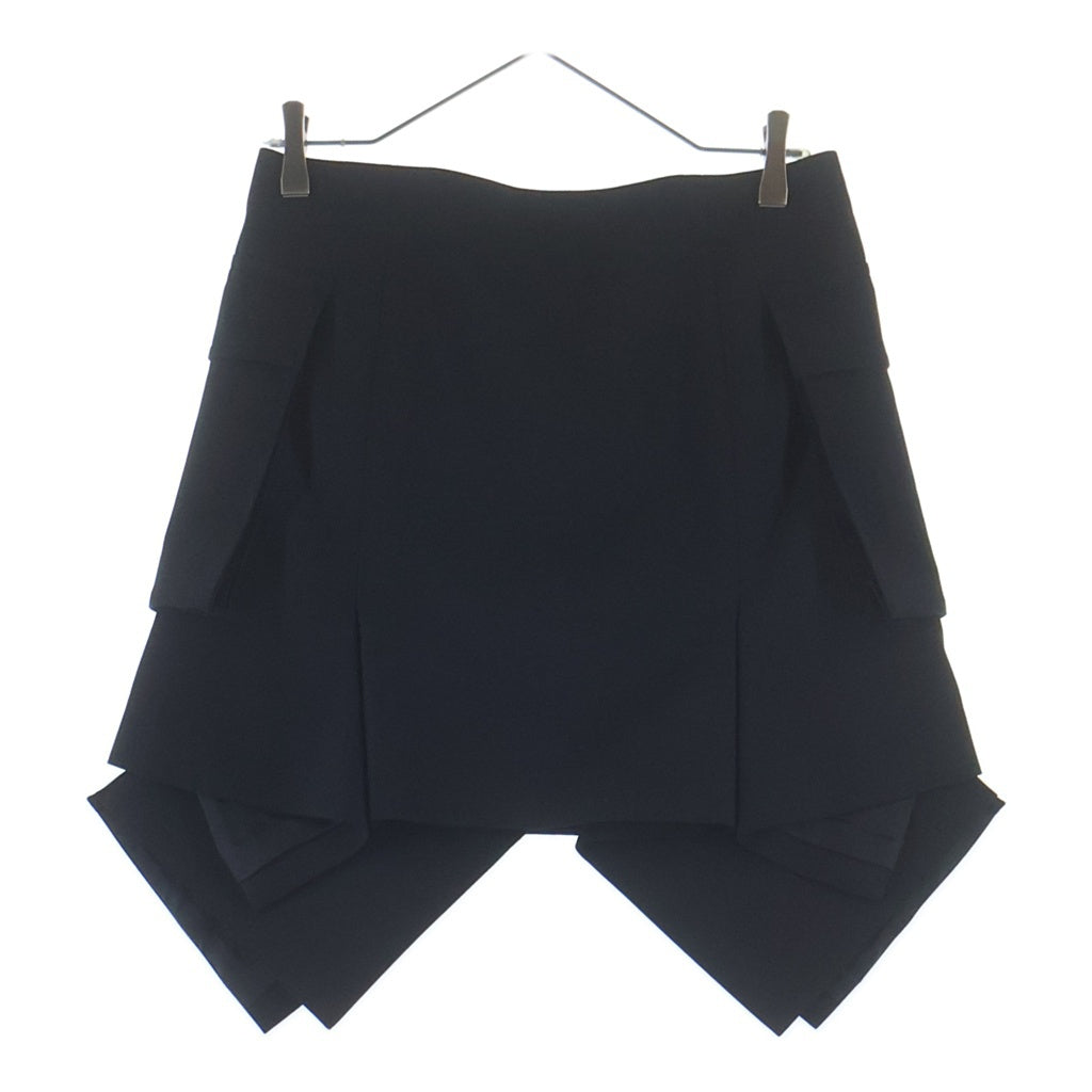 Sacai サカイ23AW テクニカル ジャージ スカート レディース ブラック Sacai(サカイ) 24SS Mini Skirt トープ ペプラム ミニスカート