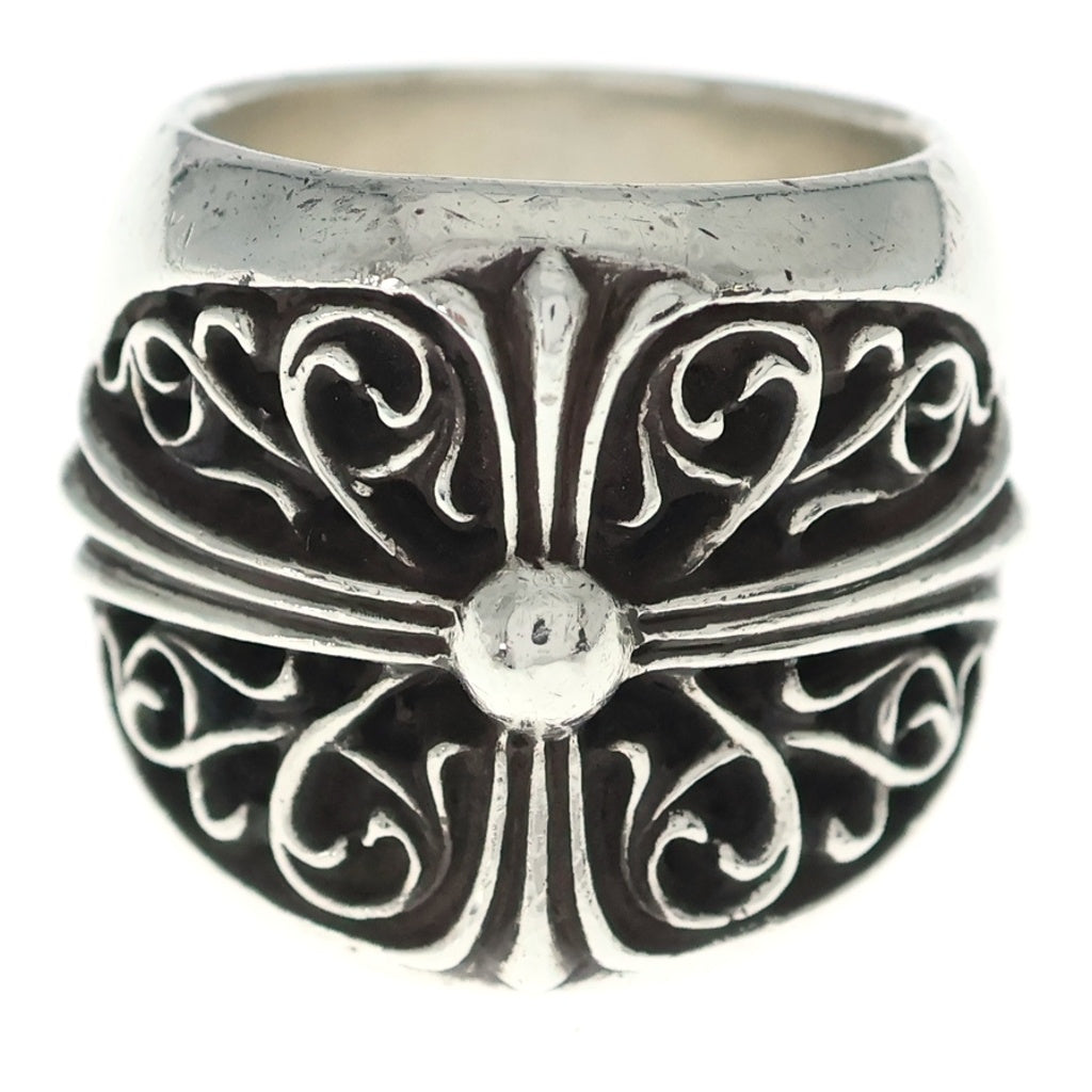 CHROME HEARTS(クロムハーツ) CLASSIC OVAL クラシックオーバルクロス リング シルバー BCA340