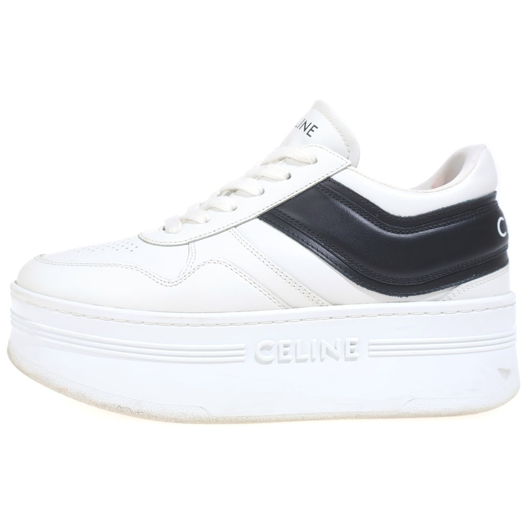CELINE(セリーヌ) ブロック ローカットスニーカー ブラック/ホワイト 37 レディース