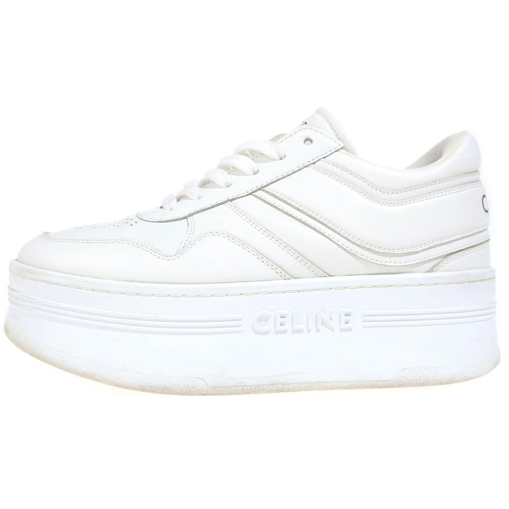 CELINE(セリーヌ) ブロック ローカットスニーカー ホワイト 37 レディース