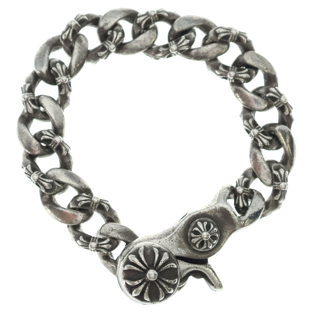 CHROME HEARTS(クロムハーツ) FNCY CHN LNK ファンシーリンククリップブレスレット 15リンク シルバー BCA145