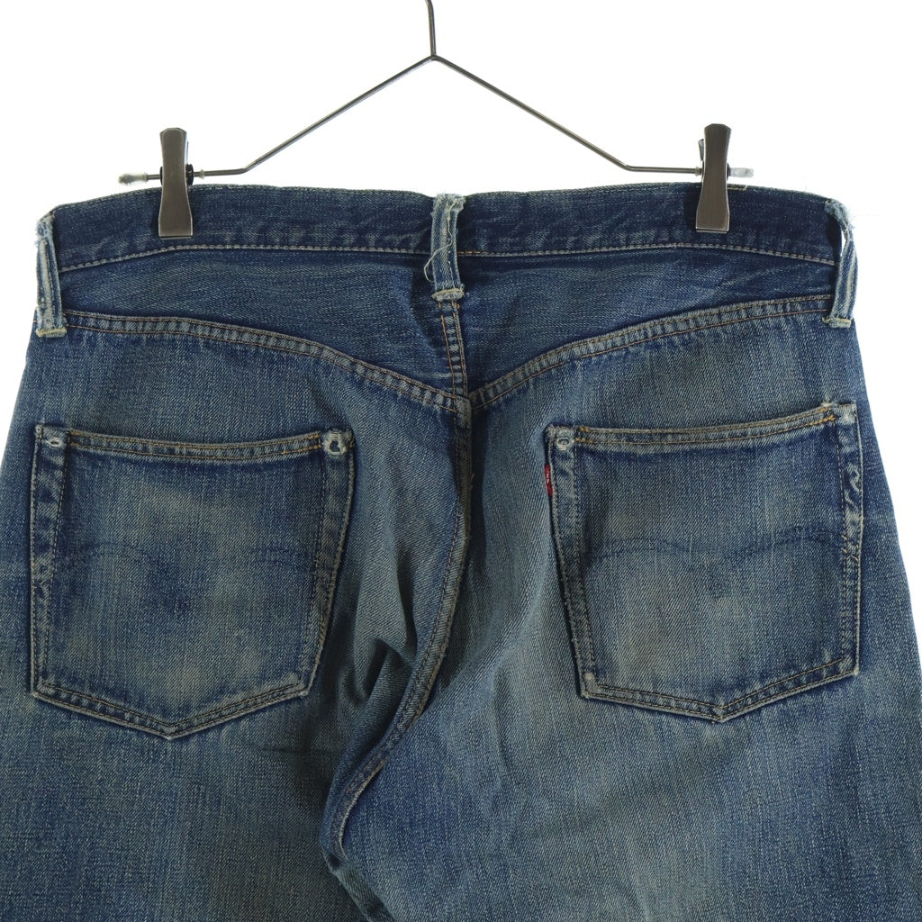 Levi's(リーバイス) 40-50S VINTAGE 501XX 47モデル 革パッチ ビッグE 片面タブ 隠しリベット裏15 デニムパンツ インディゴ