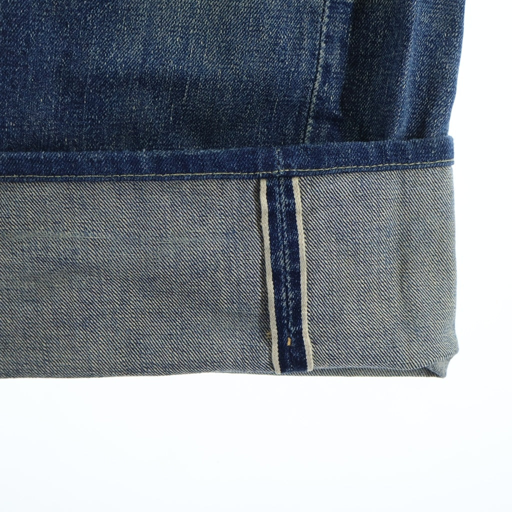 Levi's(リーバイス) 40-50S VINTAGE 501XX 47モデル 革パッチ ビッグE 片面タブ 隠しリベット裏15 デニムパンツ インディゴ