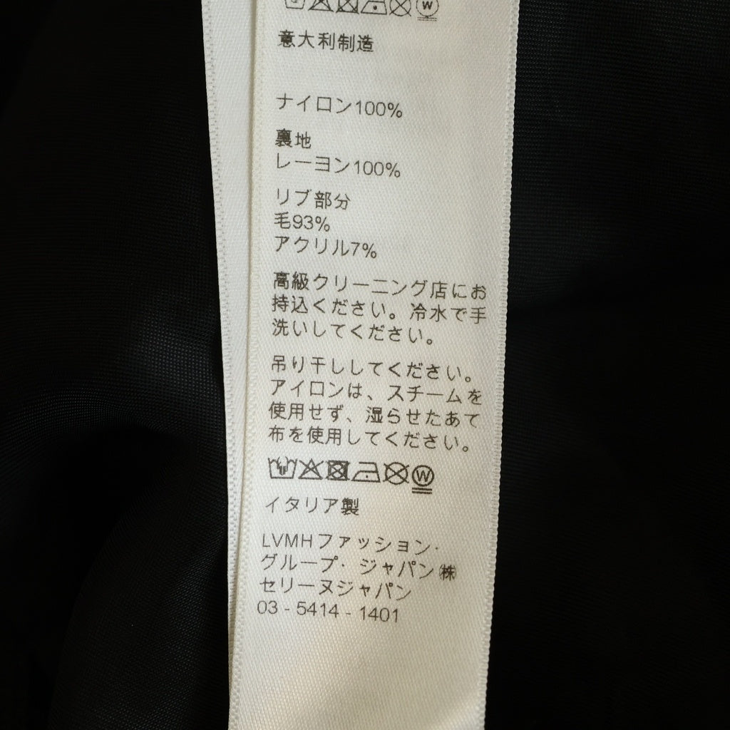 CELINE(セリーヌ) ロゴ テディ ナイロンジャケット ブルゾン ブラック 2W365495M