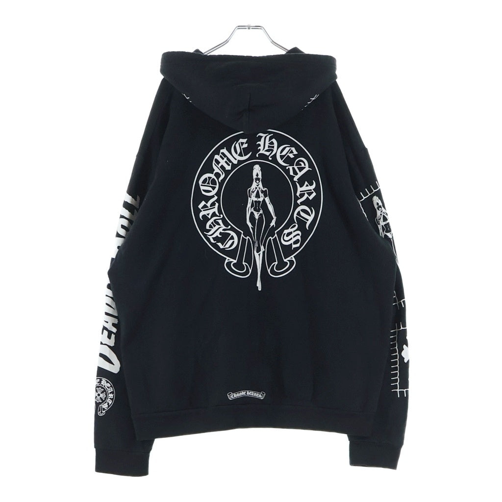 CHROME HEARTS(クロムハーツ) ×DEADLY DOLL PULLOVER HOODIE デッドリードル プルオーバーパーカー ブラック