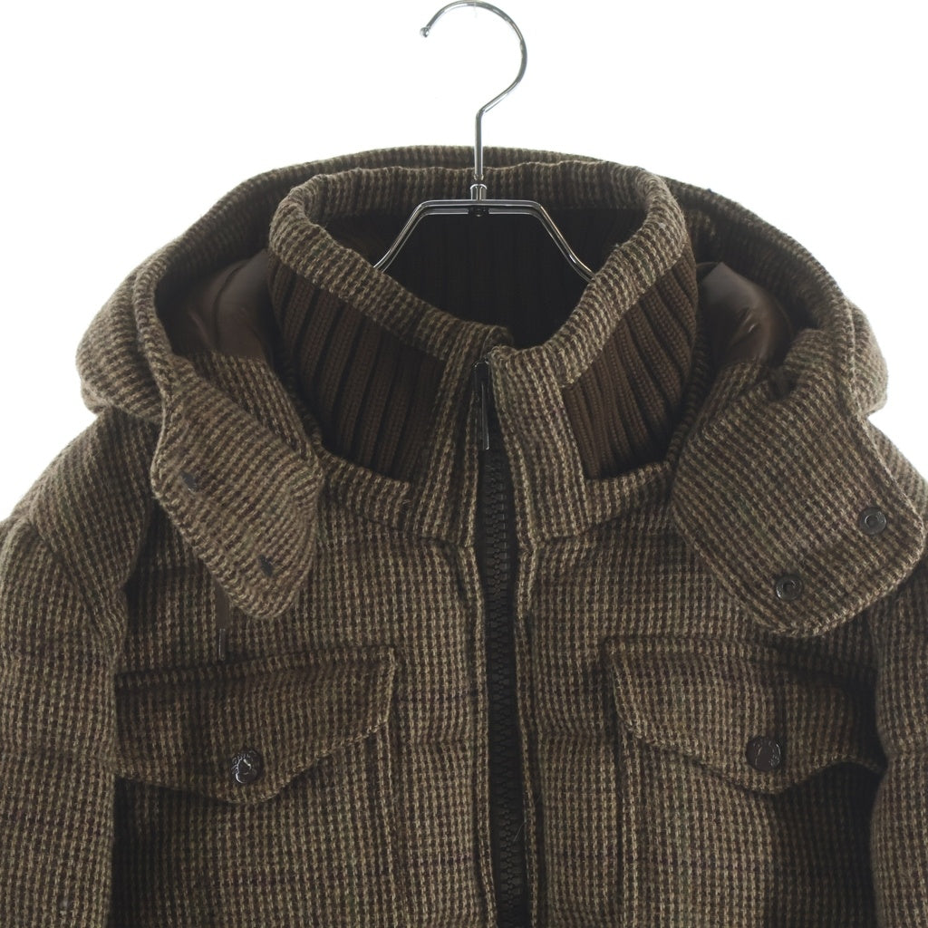 MONCLER(モンクレール) FLORIAN ツイードダウンジャケット ブラウン 220914192700