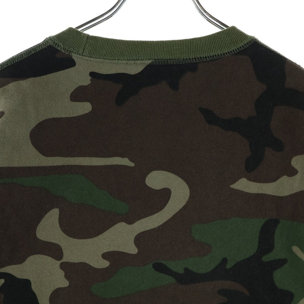 SUPREME(シュプリーム) 15AW Box Logo Crewneck ボックスロゴ プルオーバースウェットトレーナー カモフラ カーキ