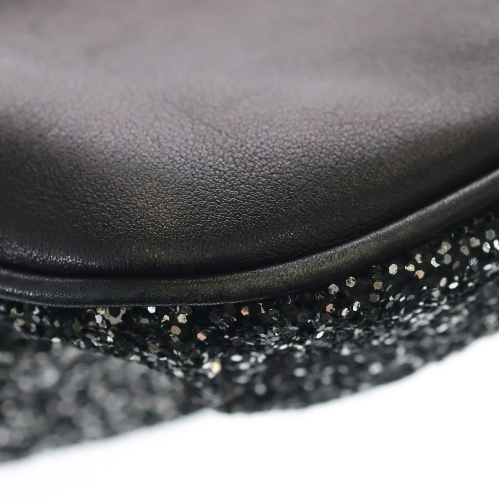 SAINT LAURENT PARIS(サンローランパリ) スパンコール ボディバッグ ウエストバッグ シルバー レディース